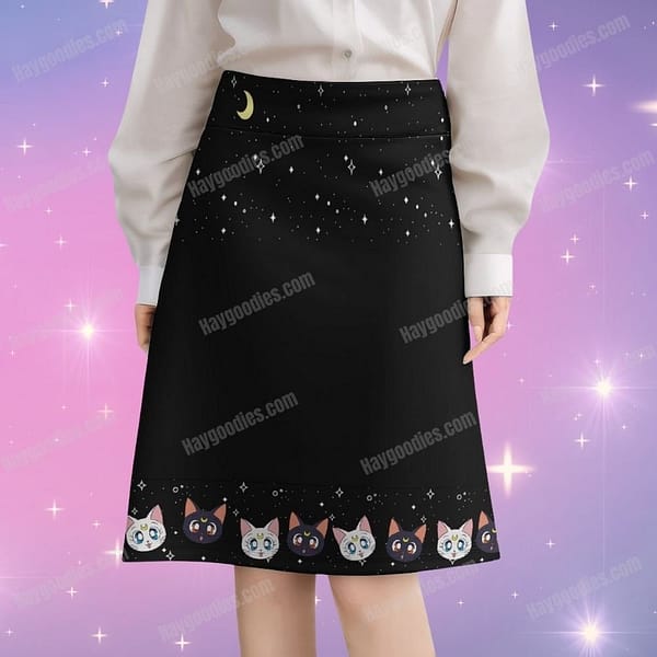 Luna and Artemis High-Waisted Skirt-S to 7XL